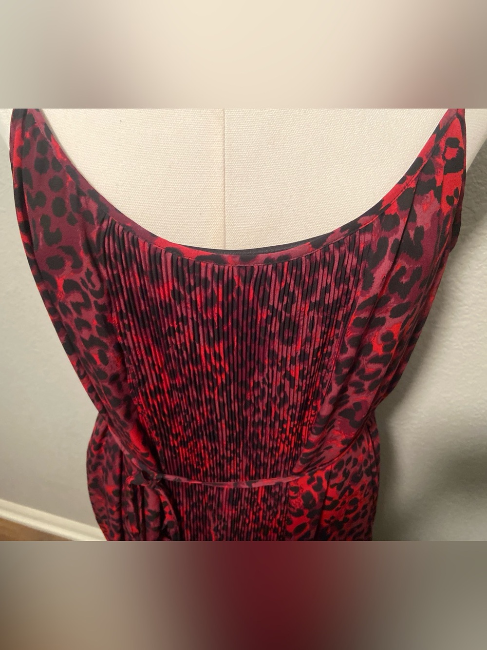 Maurices Red and Black Leopard-Print with a hint of purple - Picture 6 of 16